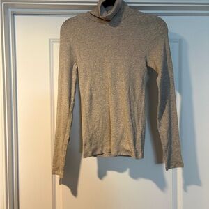 Everlane Women's Heather Taupe (Mocha) Turtleneck Sweater